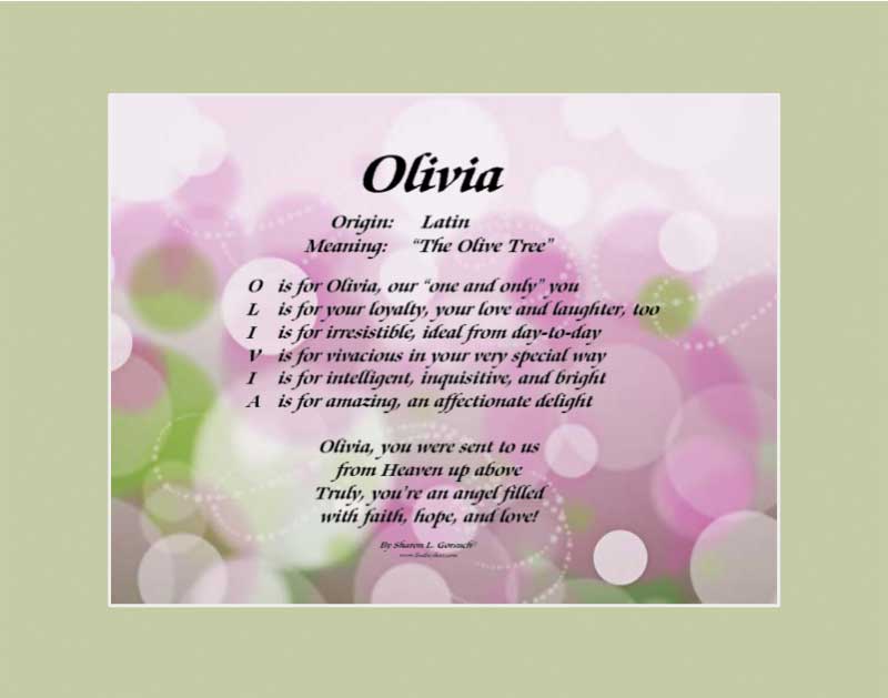 Olivia on LindseyBoo Sparkles background with a Sage mat