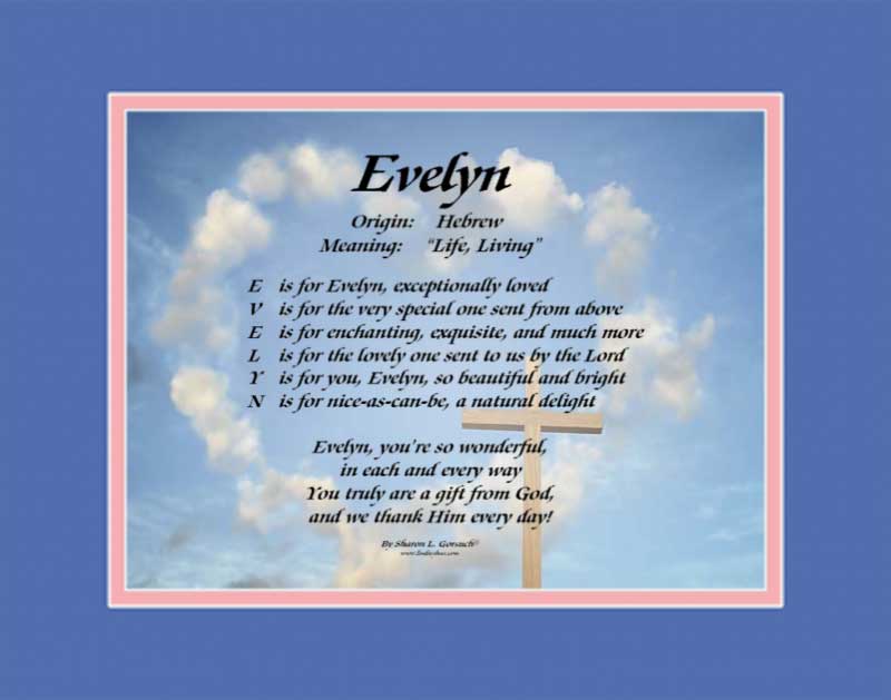 Meaning of the name Evelyn
