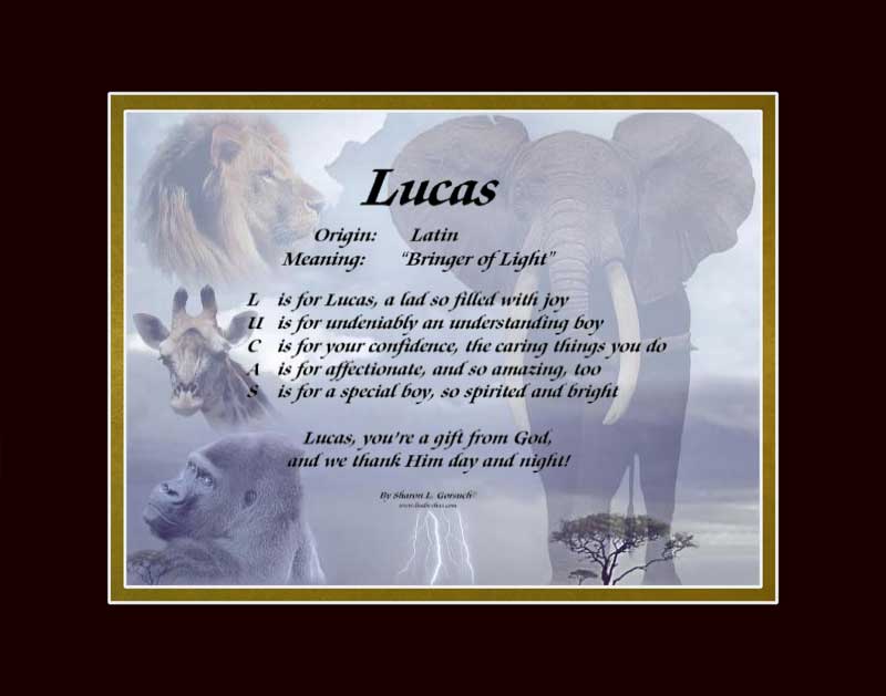 meaning of the name Lucas