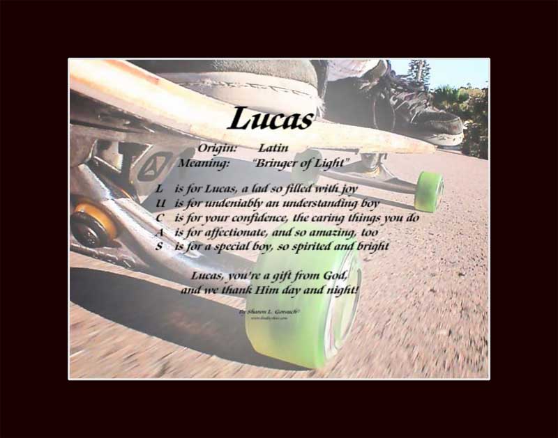 meaning of the name lucas