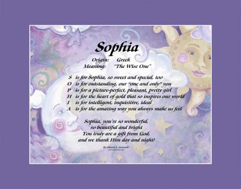 meaning of the name Sophia