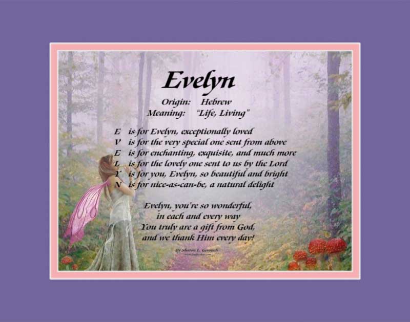 Meaning of the Name Evelyn