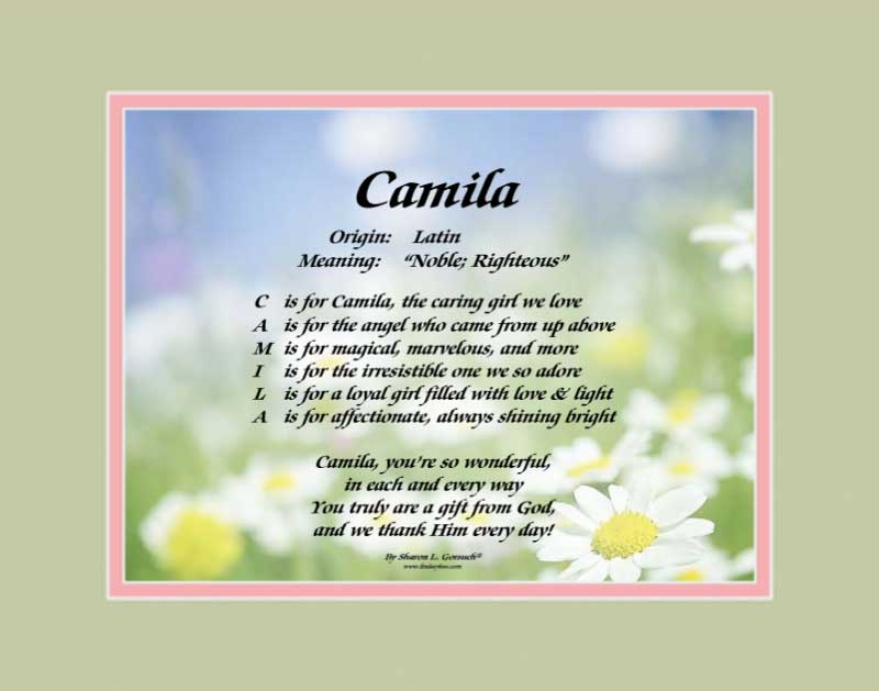 Meaning of the name Camila