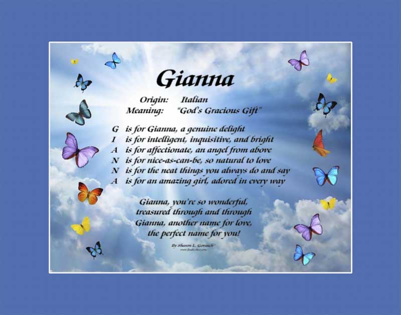 Meaning of the name Gianna
