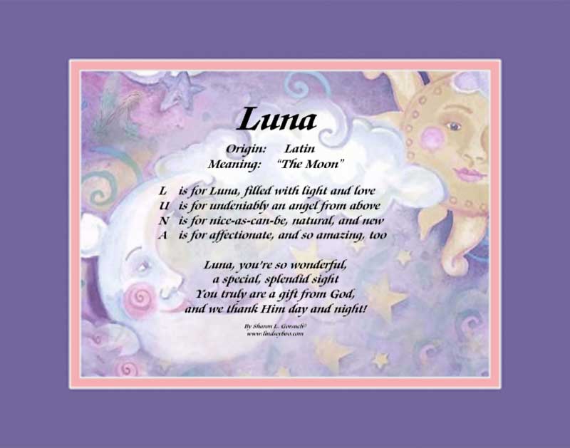 meaning of the name Luna